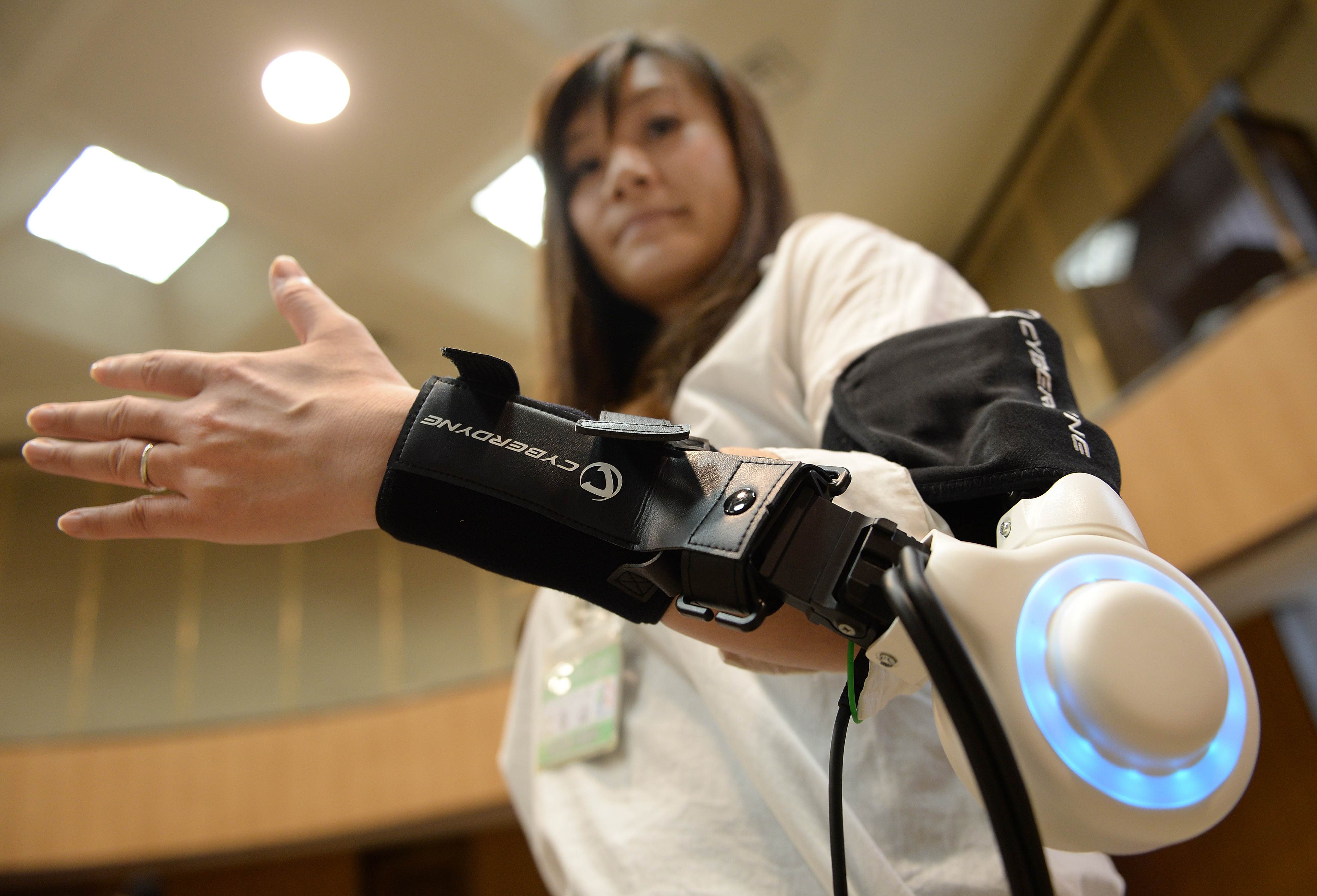 Robotics firm showcases thoughtcontrolled suits The Japan Times