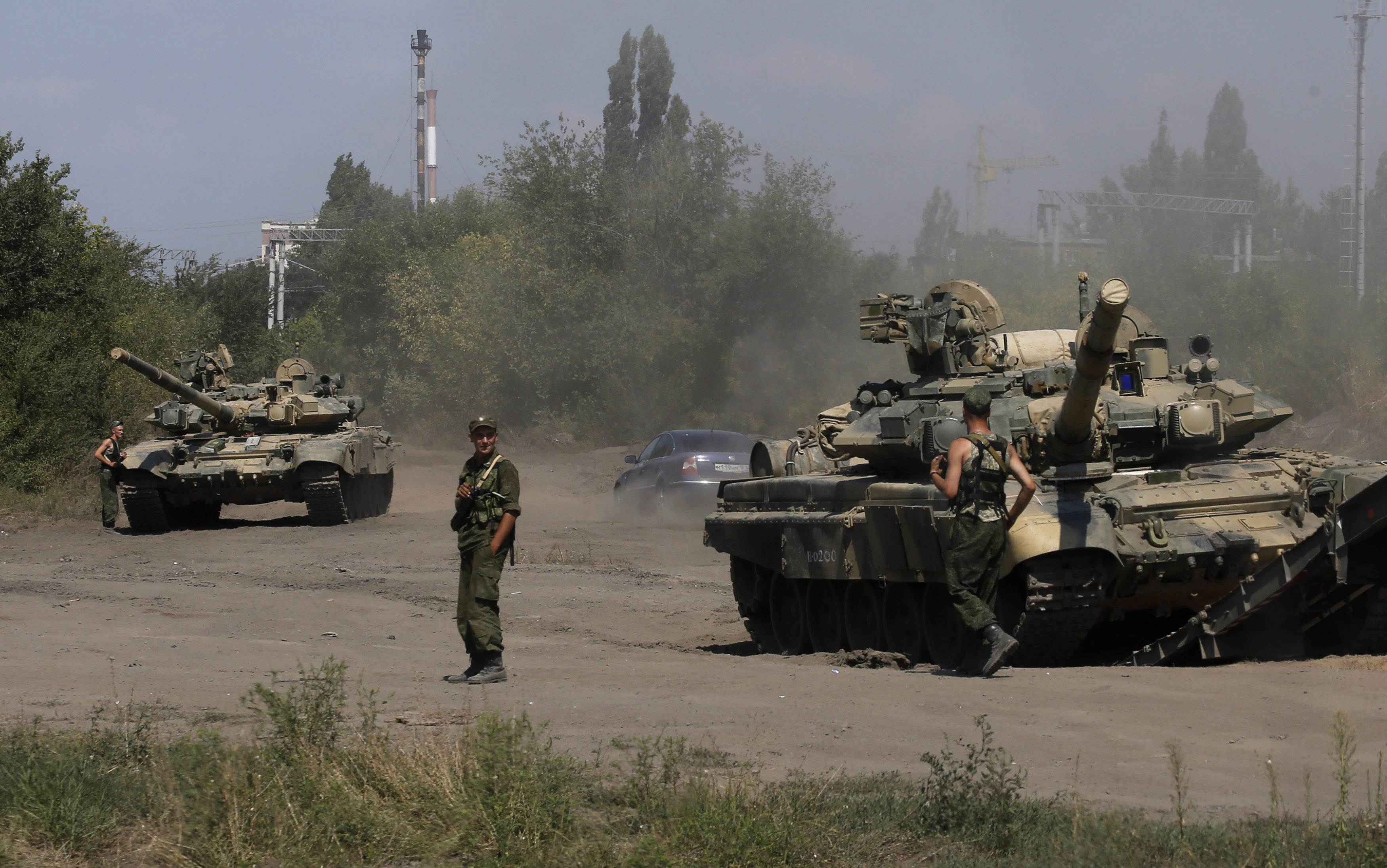 Russian Tank Column Has Entered Southeast Ukraine: Kiev | The Japan Times