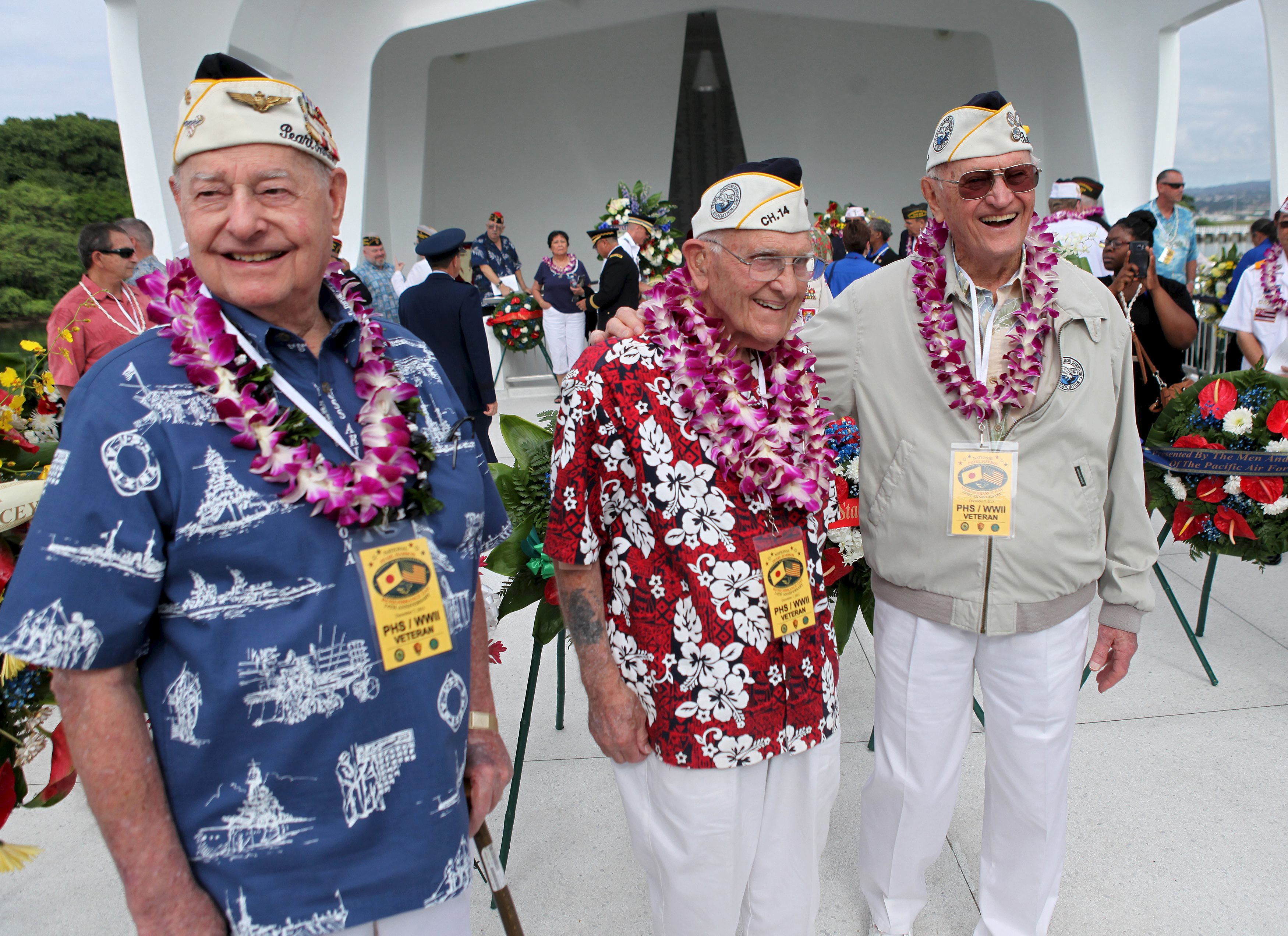 Aging Survivors Return To Mark 74th Year Since Pearl Harbor Attack ...