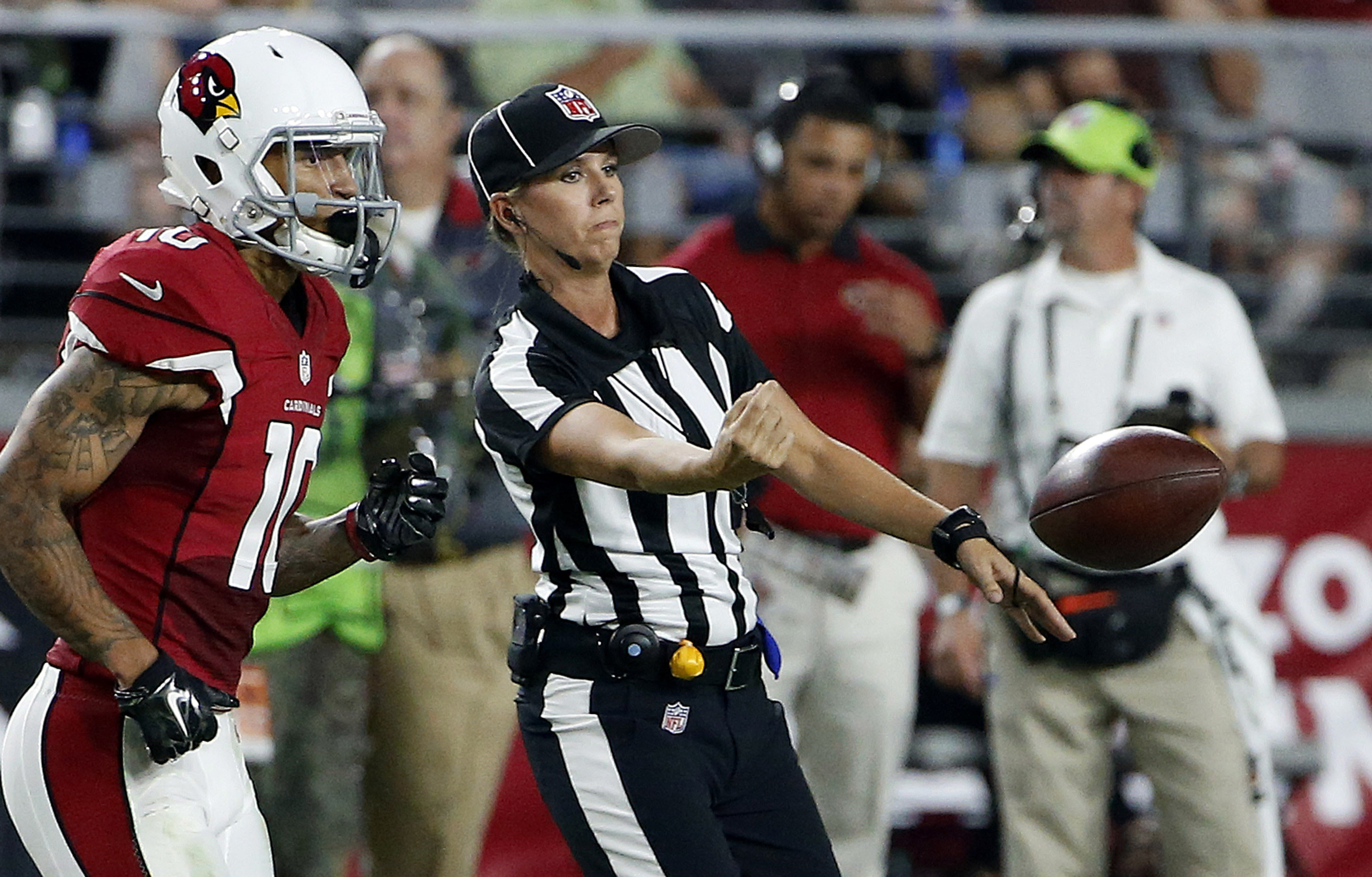 NFL's first female official looks ahead to second season on job The