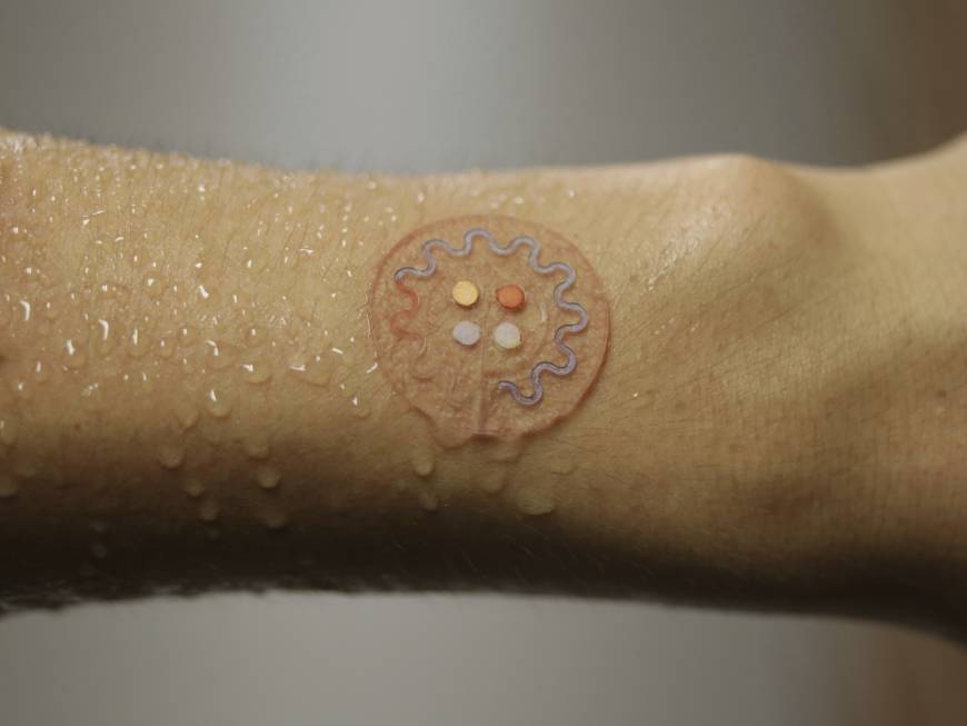 Scientists Develop Skin Patch With A Sweat Monitoring App The Japan Times