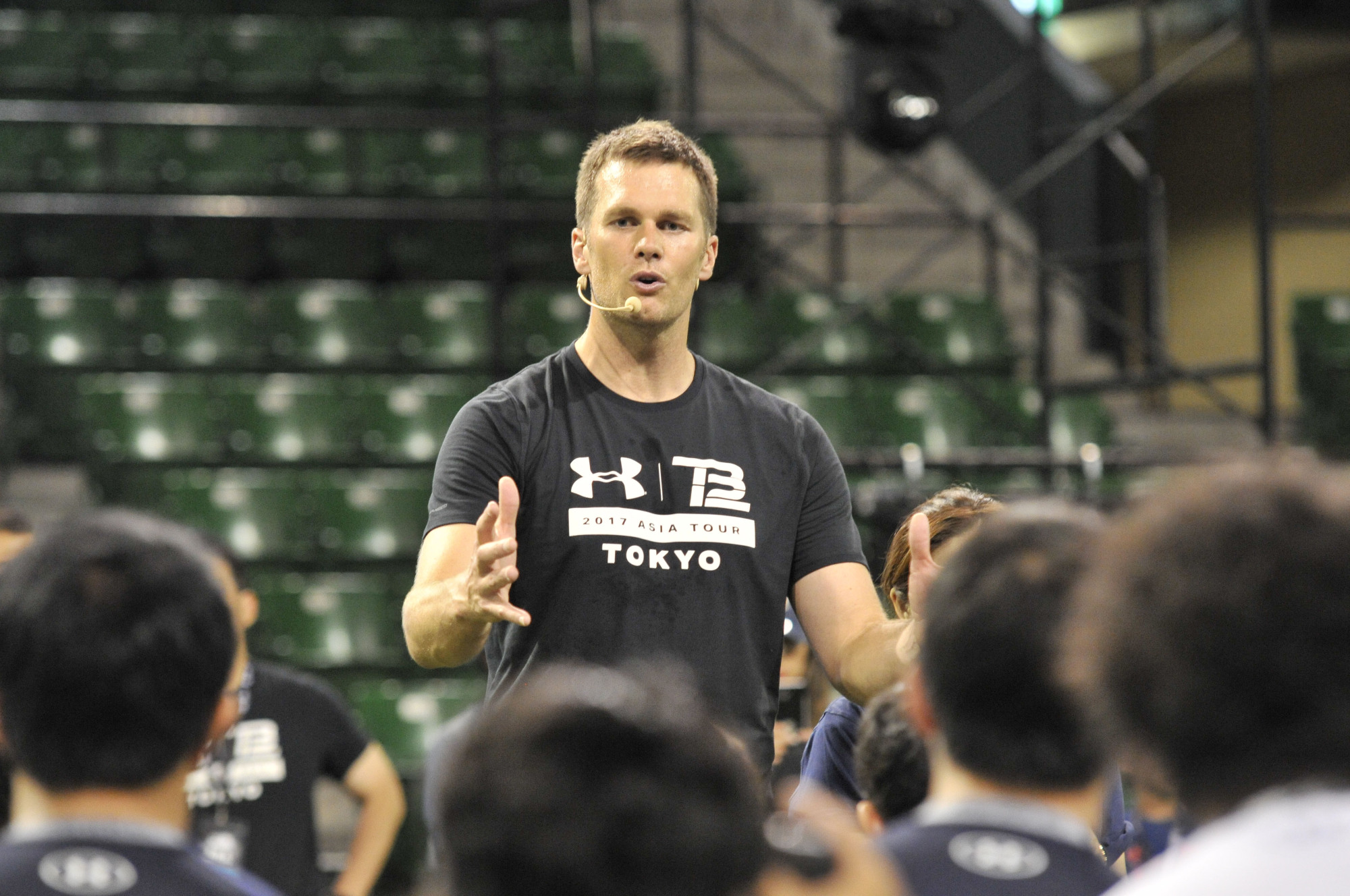 Tokyo, Japan. 25th June, 2017. Tom Brady, UNDER ARMOUR, June 22, 2017,  Tokyo, Japan : New England Patriots quarterback Tom Brady attends a press  conference for Athlete Recovery Sleepwear of UNDER ARMOUR