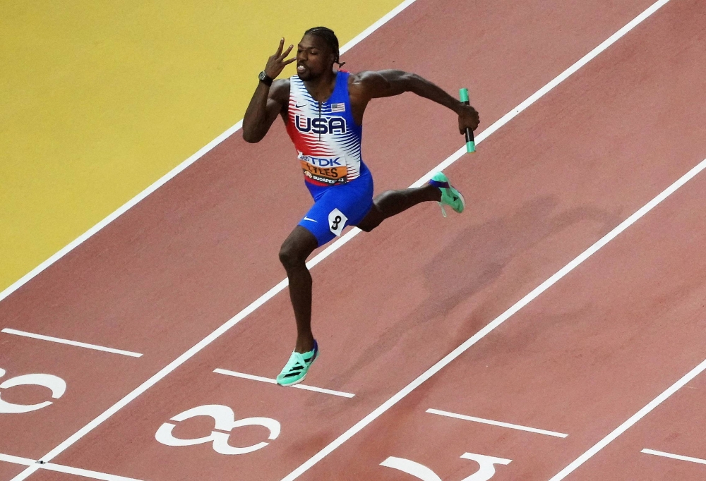 Noah Lyles takes tentative steps into Usain Bolt's big shoes - The