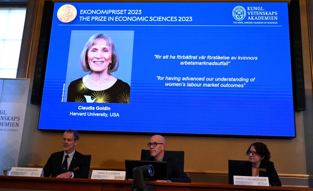 Gender hole economist Claudia Goldin wins Nobel prize