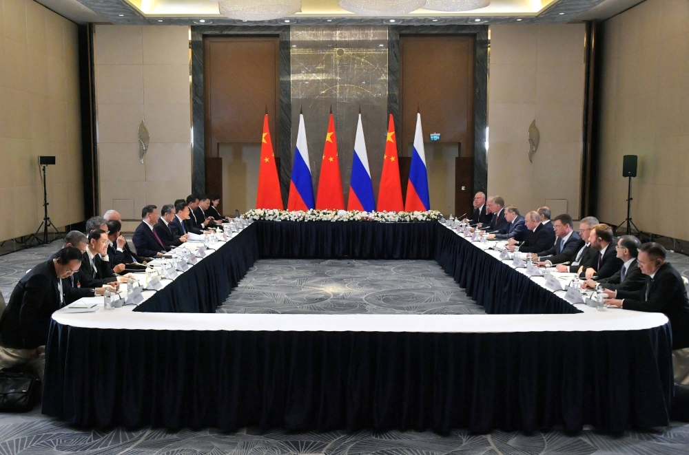 Putin meets Xi again as leaders hail ties - The Japan Times