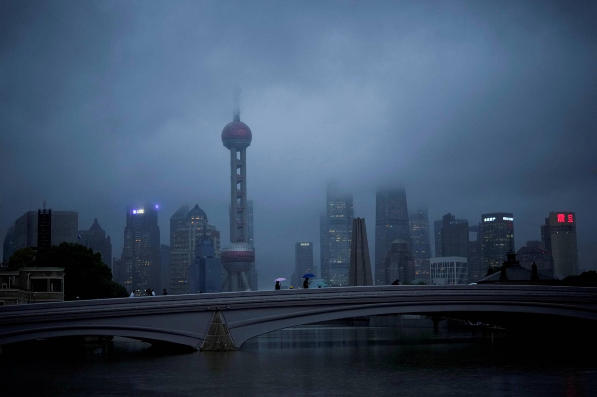 Shanghai slammed by biggest typhoon to hit city since 1949