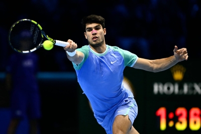 Carlos Alcaraz rolls past Andrey Rublev to breathe life into ATP Finals bid