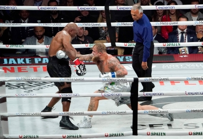 Mike Tyson beaten by YouTuber Jake Paul in heavyweight return