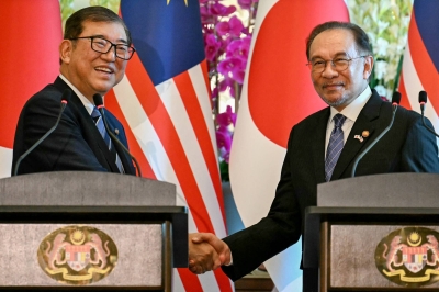 In Kuala Lumpur, Ishiba vows to promote security cooperation with Malaysia