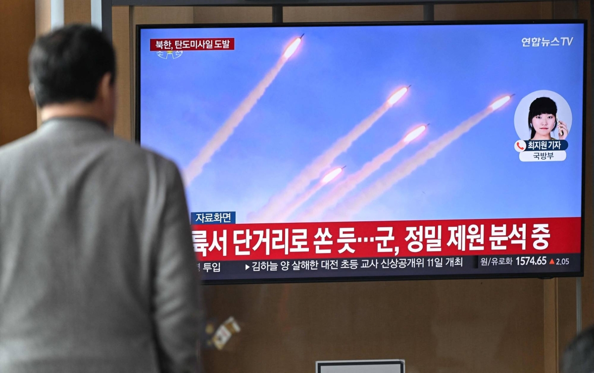 North Korea fires multiple missiles after slamming U.S.-South Korea drills