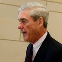 Special counsel Robert Mueller departs after briefing the U.S. House Intelligence Committee on his investigation of potential collusion between Russia and the Trump campaign on Capitol Hill in Washington in 2017. | REUTERS