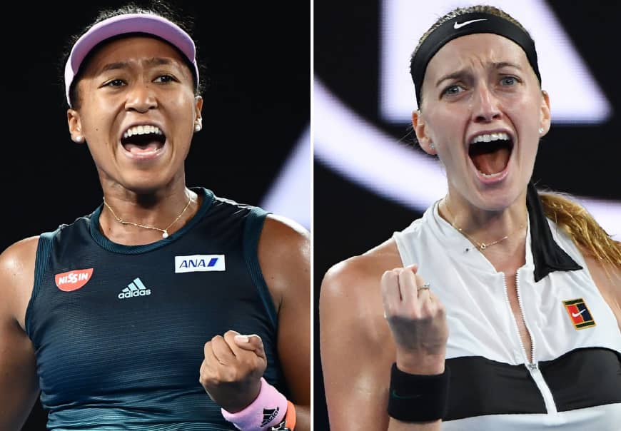 Naomi Osaka and Petra Kvitova are facing off at the women