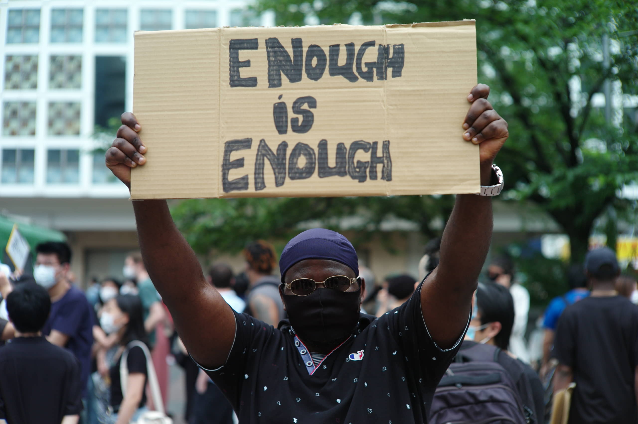 Black Lives Matter spreads to Tokyo as 3,500 people march to protest racism  - The Japan Times