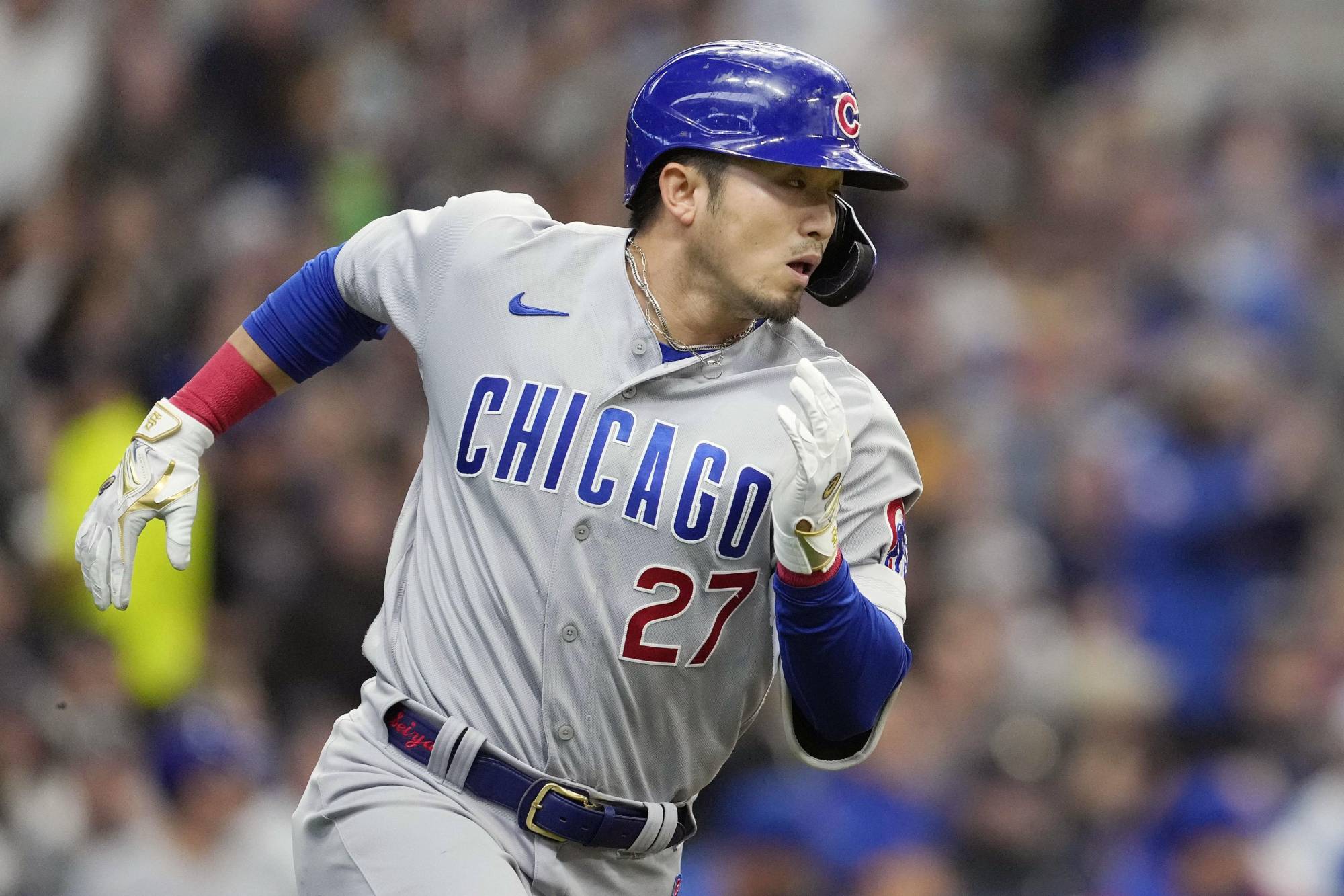 Seiya Suzuki ends skid with RBI double in Cubs' win over Brewers - The  Japan Times