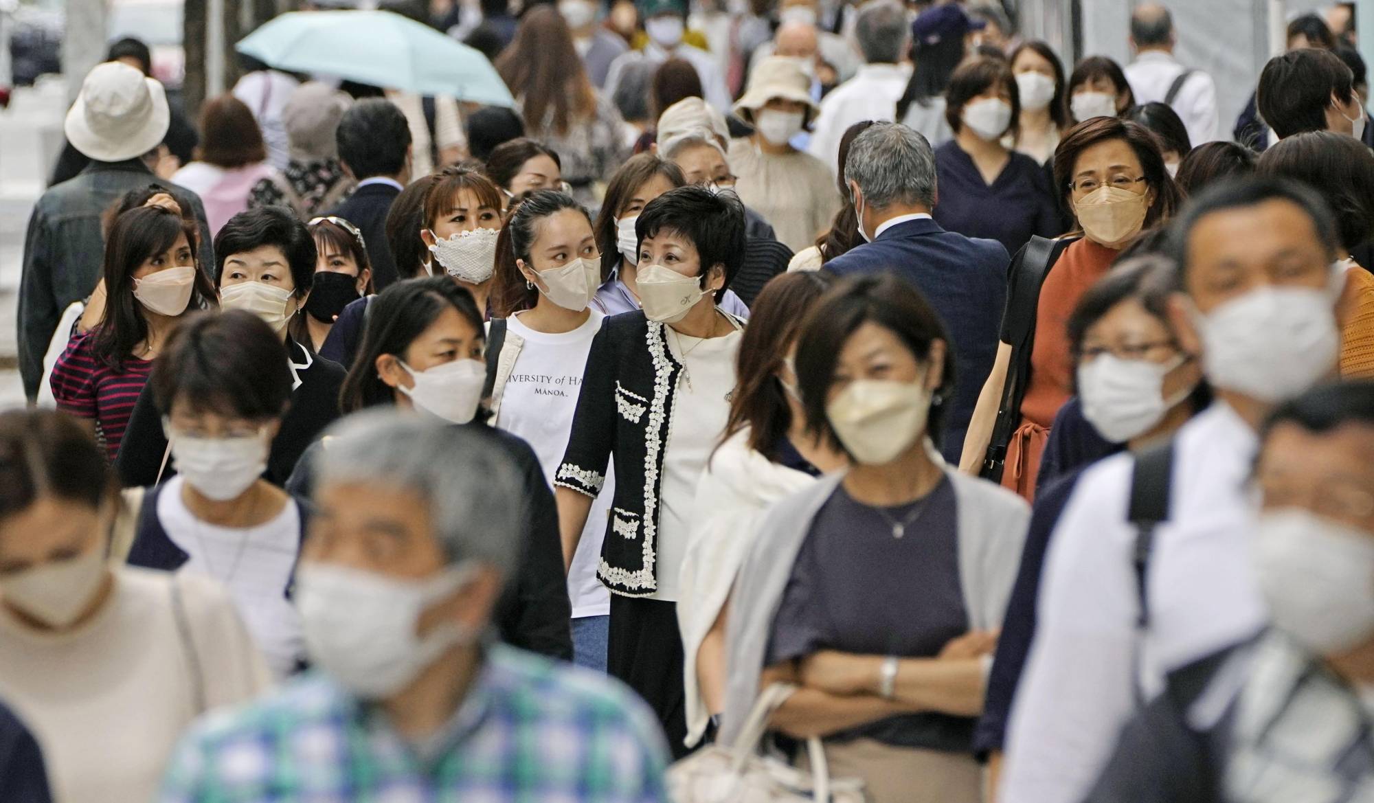 Japan's latest COVID guidelines: Masks OK to come off outside when