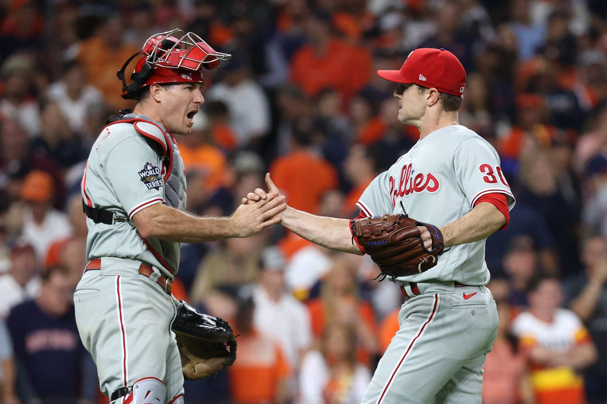 Realmuto, Phils Rally Past Astros In 10 To Open World Series