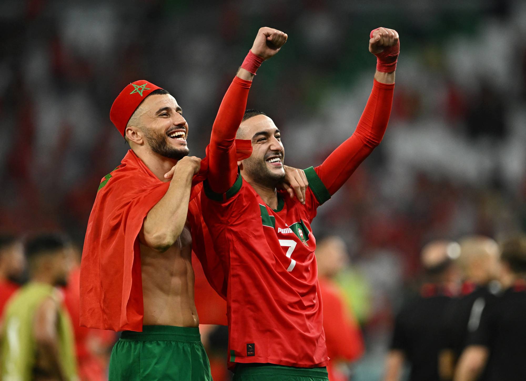 World Cup 2022: Morocco celebrates victory over Spain with