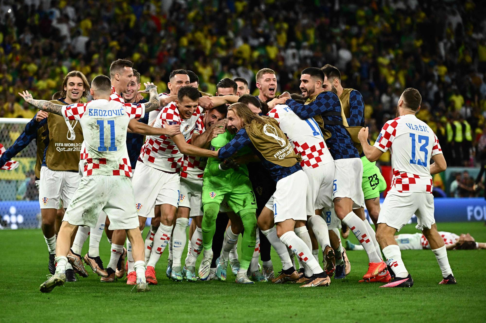 Minutes from elimination, Croatia roars back to eliminate Brazil - The  Japan Times