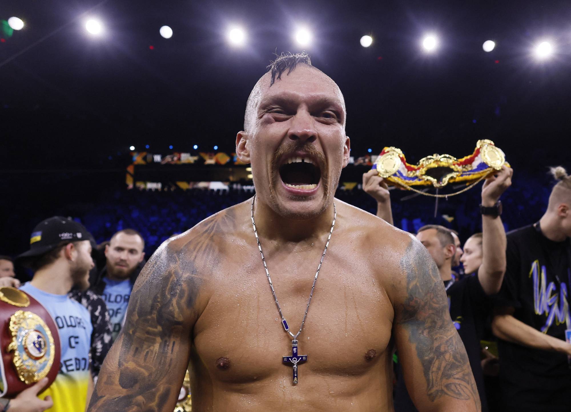 Ukraines Usyk motivated by boxing and memory of friend lost to war