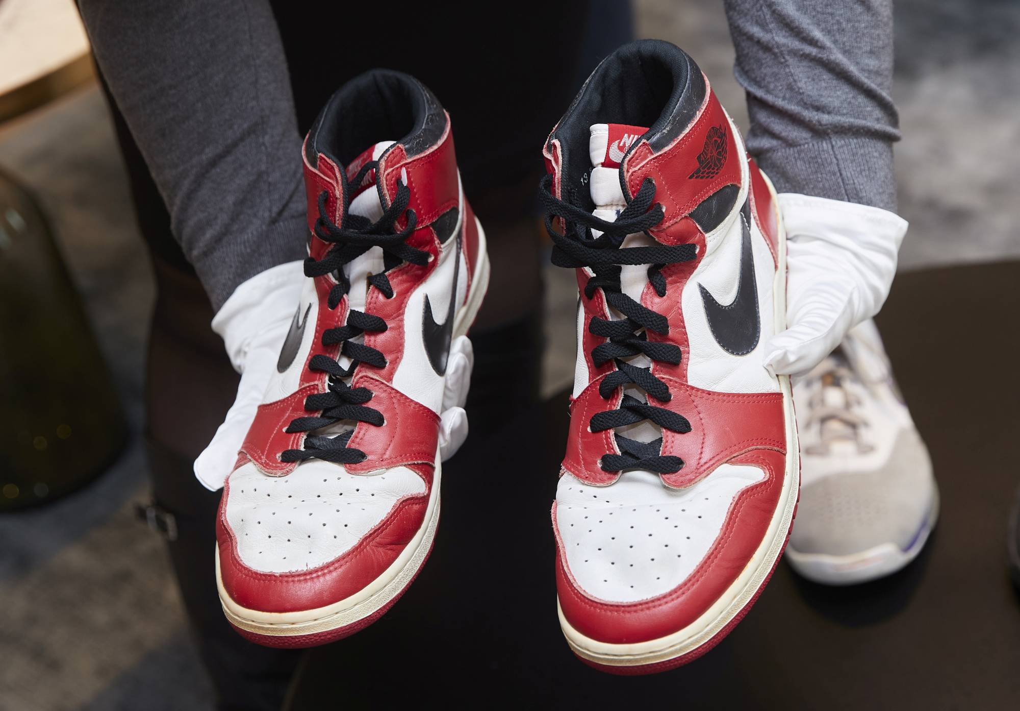 Michael Jordan NBA rookie Nike shoes sell for record at auction