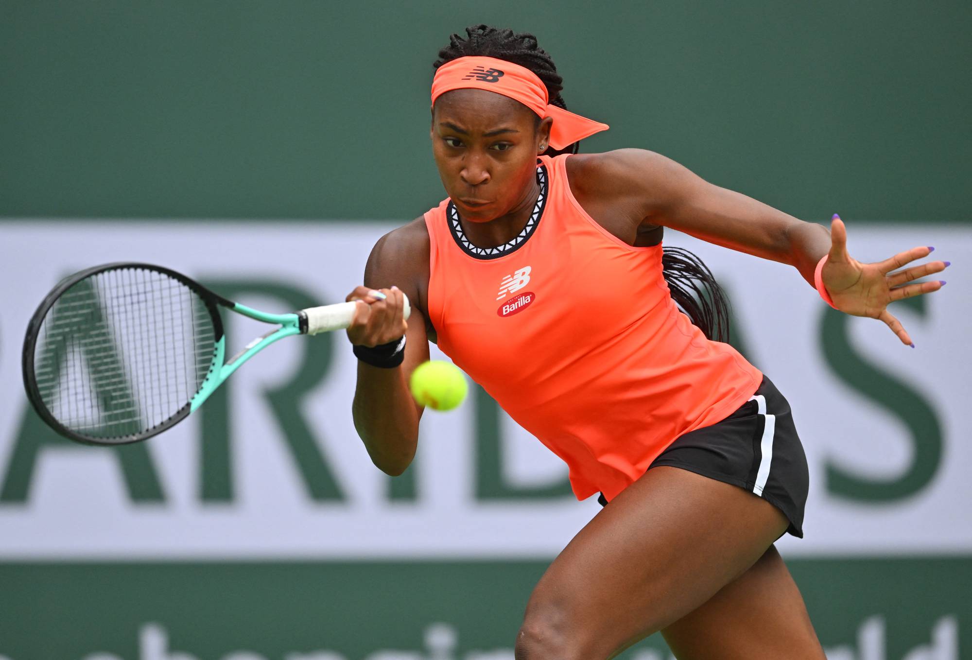 Coco Gauff survives Rebecca Peterson to reach Indian Wells quarters