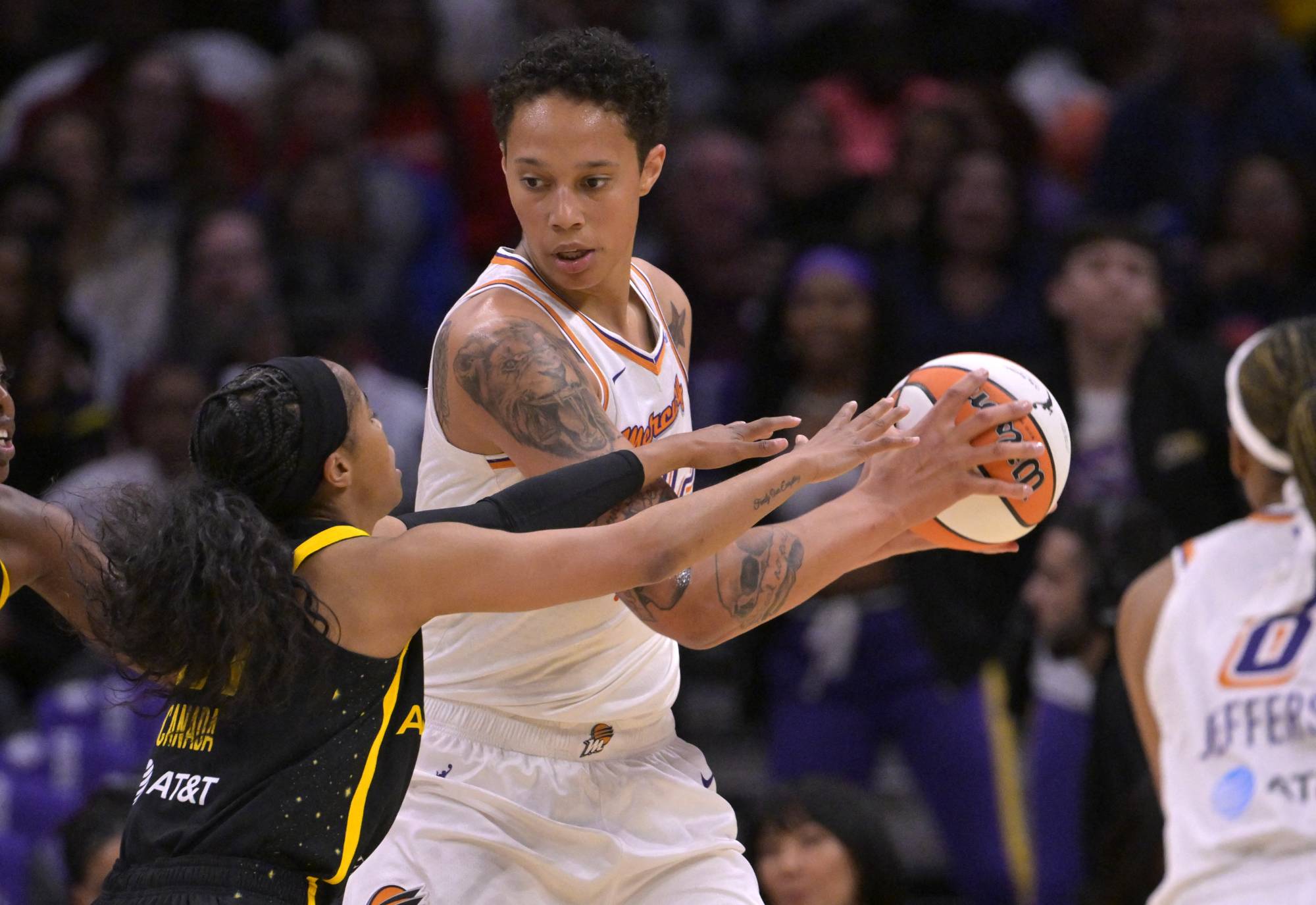WNBA Star Brittney Griner detained in Russia as Mercury opens