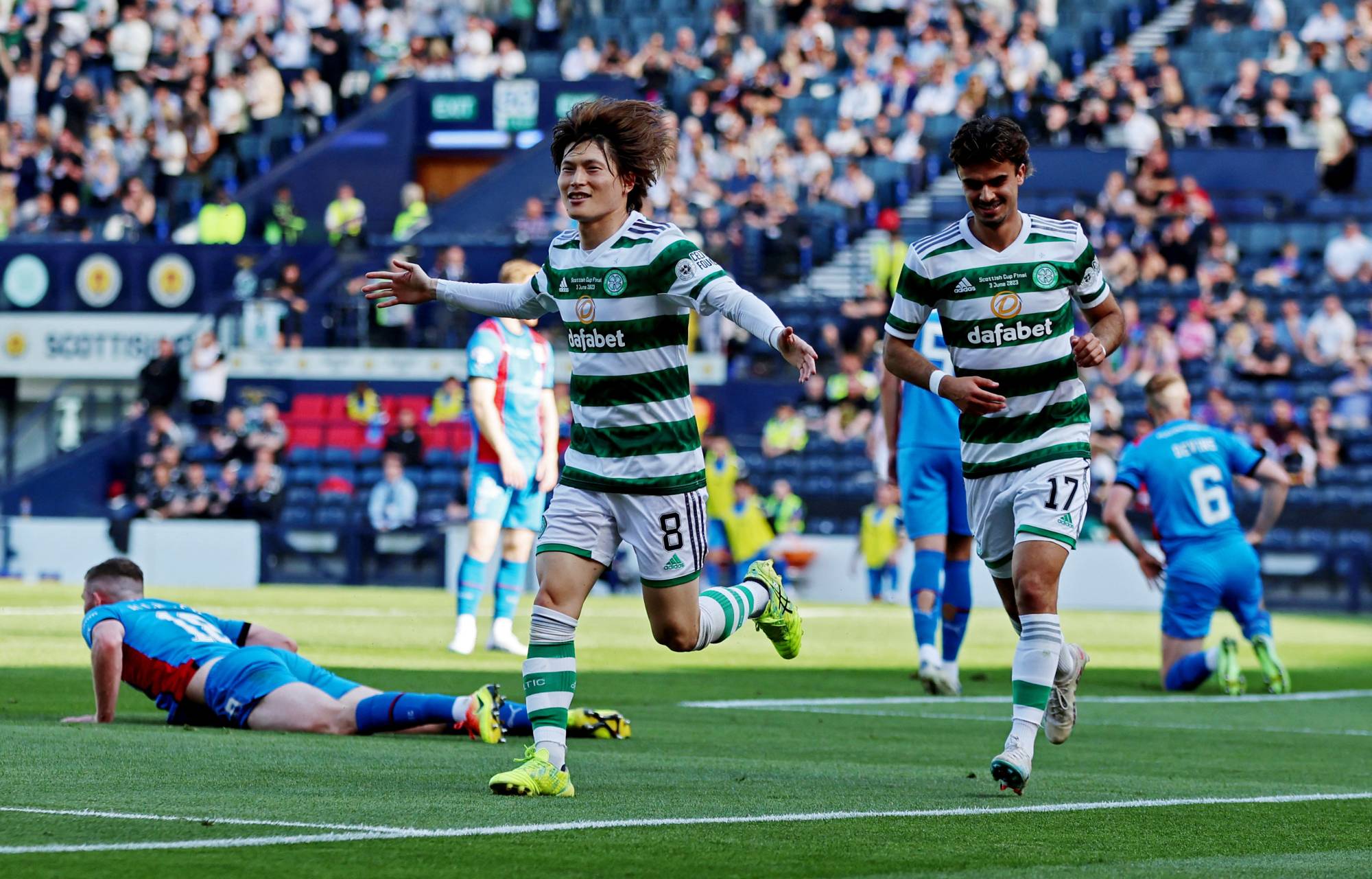 Celtic complete domestic treble by winning Scottish Cup
