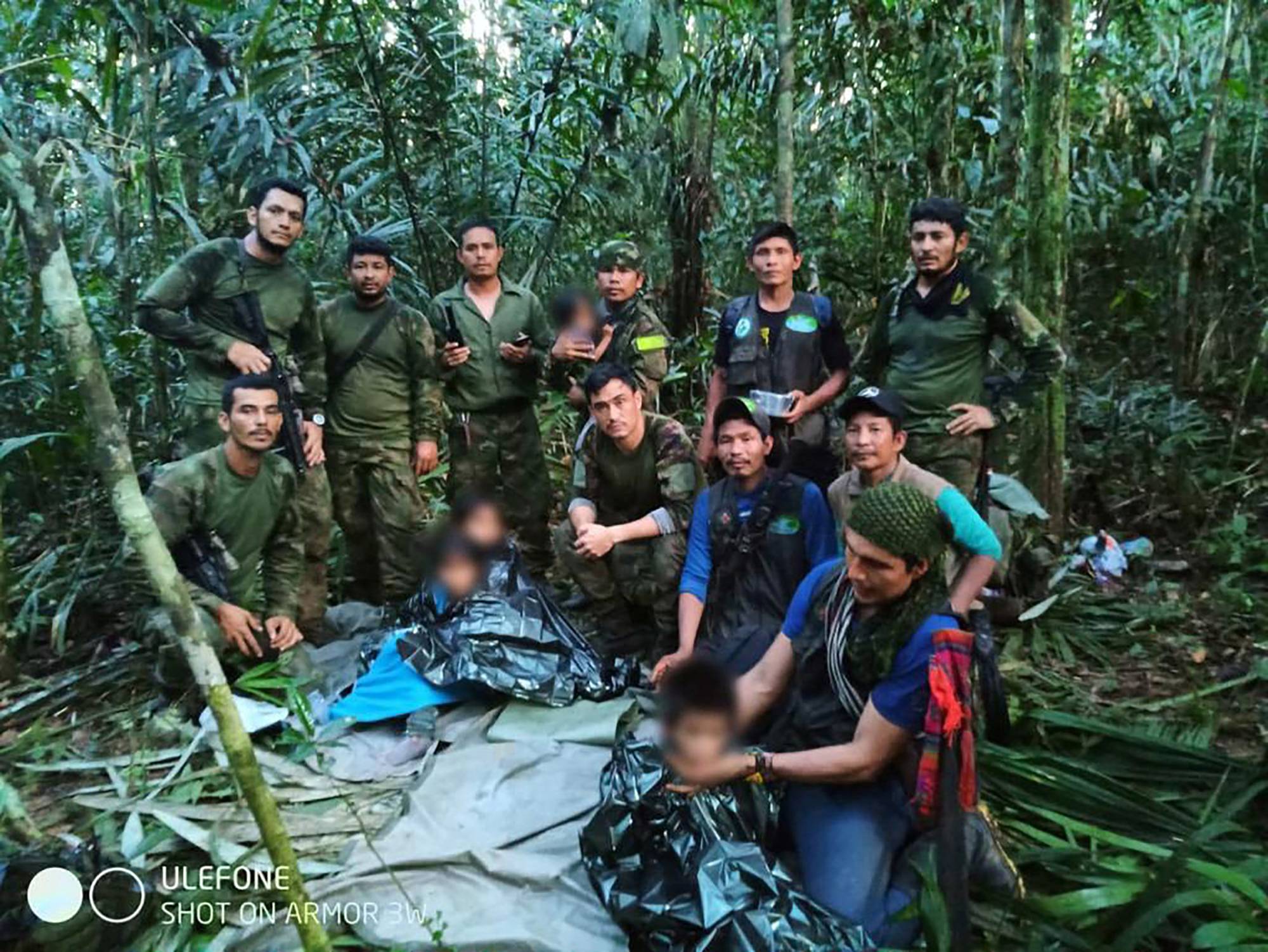 Nicaraguan Troops Pose In Jungle by Bettmann