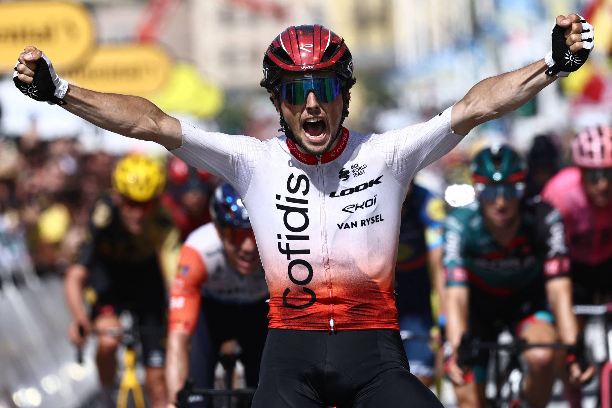 Victor Lafay ends Cofidis' long wait with victory in Stage 2 of Tour de ...