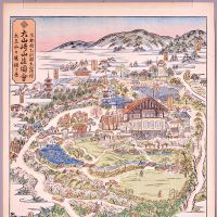 \"Oyamazaki Villa Guide Map\" (1932) by Seitaro Nakamura | ASAHI BEER OYAMAZAKI VILLA MUSEUM OF ART