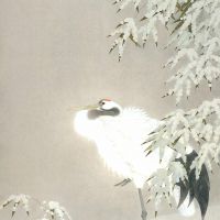 \"Crane\" (1980) by Shoko Uemura | SHOHAKU ARTMUSEUM