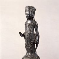 Divine in Japan: The Important Cultural Property, \"Standing Kannon Bosatsu\" (7th century). | HONNOJI TEMPLE, YASU-SHI
