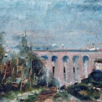 A different view of Toulouse-Lautrec: \"Le Viaduc du Castelviel a Albi\" (1880) | MUSEE TOULOUSE-LAUTREC, ALBI, TARN, FRANCE