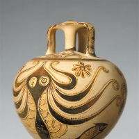 Stirrup jar with octopus (c. 1200-1100 B.C.) | PURCHASE, LOUISE ELDRIDGE MCBURNEY GIFT, 1953, &#169; THE METROPOLITAN MUSEUM OF ART