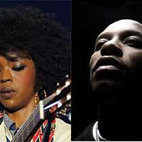 Ms. Lauryn Hill (left) and Lupe Fiasco | AP PHOTO (left)