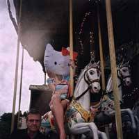 A still from \"Hotel Kittyfornia,\" a film made for this year\'s Kitty Ex. exhibitions | (c)1974, 2004 SANRIO/ Jean-Charles de Castelbajac