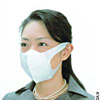 FT Shiseido Co. will start marketing its Nanoblock Virus Cut Mask in mid-November. | PHOTO COURTESY OF DAIMLERCHRYSLER JAPAN CO.