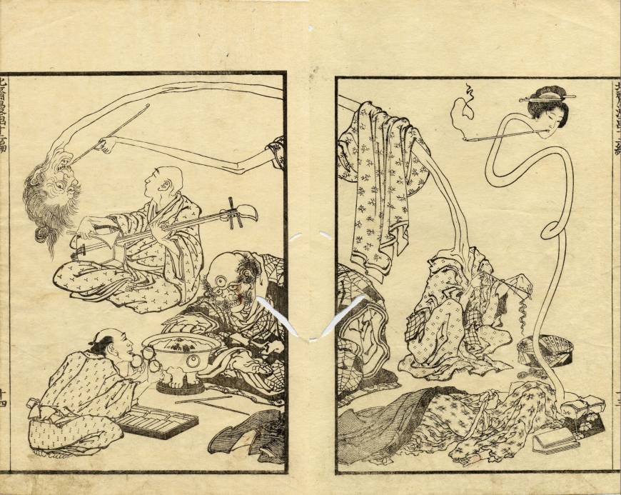 'Katsushika Hokusai and Kawanabe Kyosai: Fantastic Comics' | The Japan ...