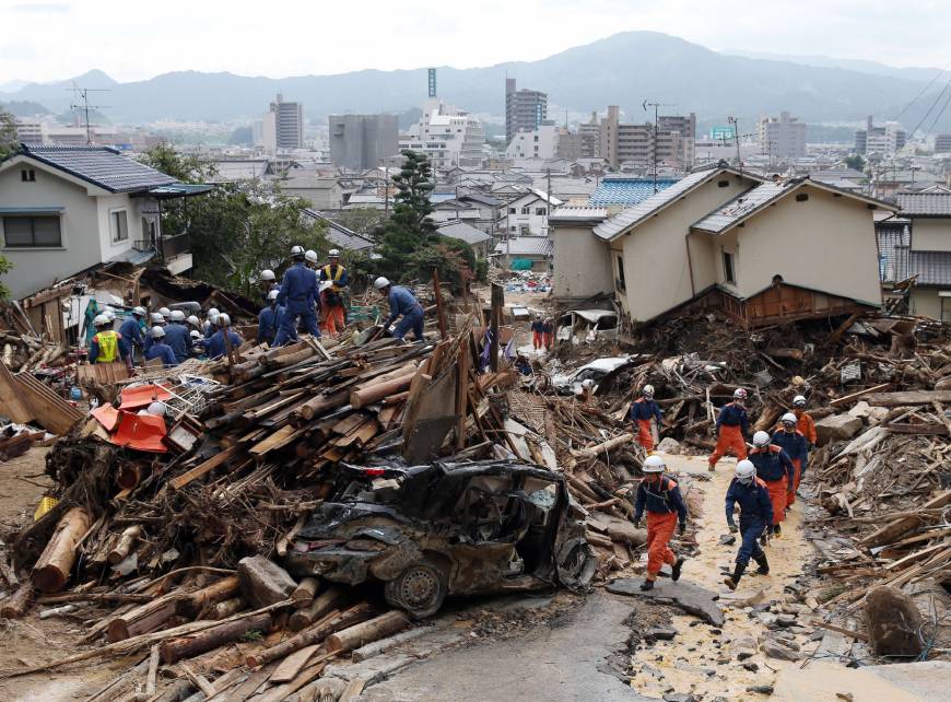 Hiroshima slide toll rises to 71 dead, 15 missing; mayor admits delayed ...