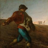 Jean-François Millet\'s \"The Sower\" (1850)    | PHOTO &#169;2014 MUSEUM OF FINE ARTS, BOSTON