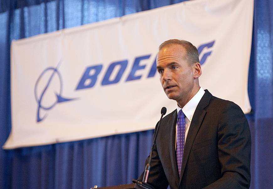 Boeing President Muilenberg to take over controls from CEO McNerney ...