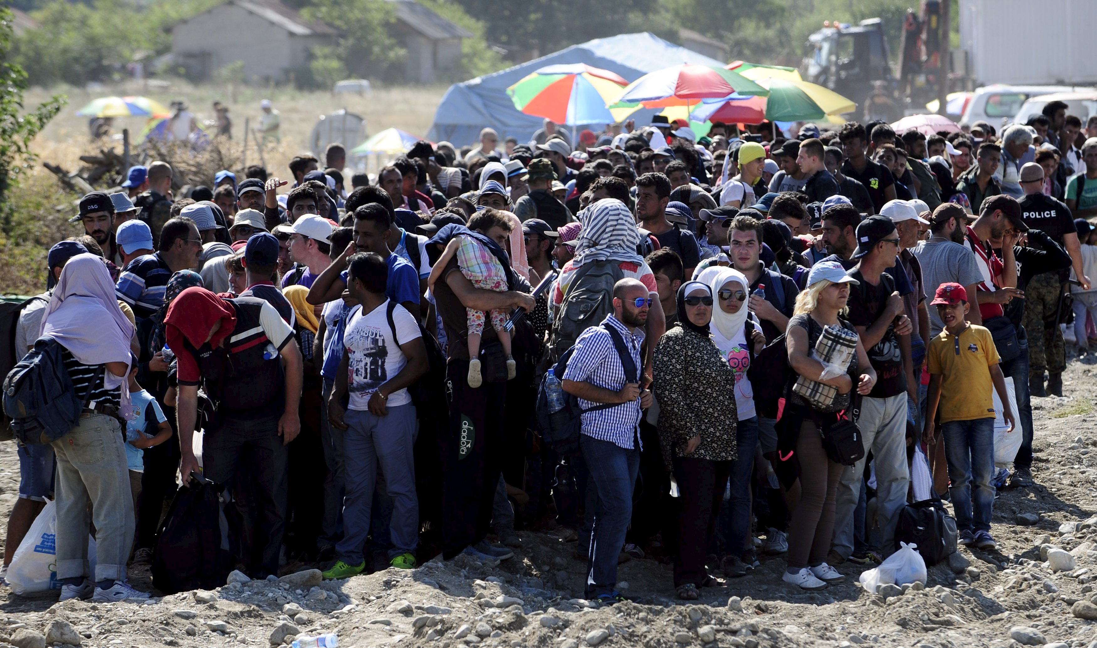 EU-bound refugee wave rolls through Macedonia, Serbia, threatening bloc ...