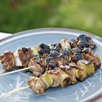 Japanese Chicken Skewers - Negima Yakitori