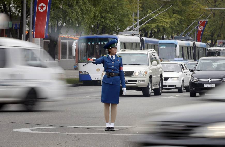 Pyongyang's once sleepy roads now filling with cars | The Japan Times