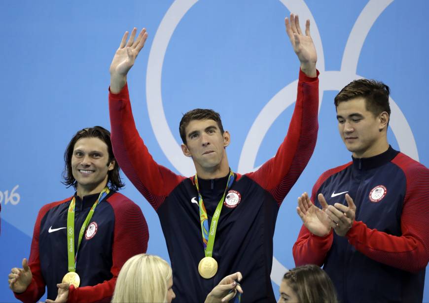 Phelps signs off with 23rd gold as U.S. wins 4x100 medley relay | The ...