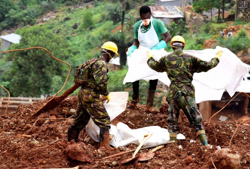 Sierra Leone mudslide death toll now at 499 with 600 still missing ...