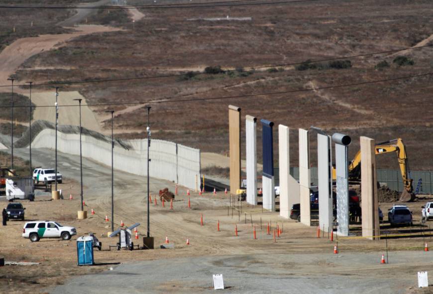 Border Wall Prototypes A First Small Step For Trump Campaign Promise ...