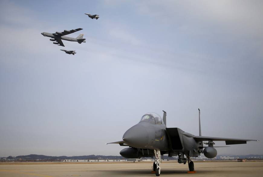 Japan held drills with nuclear-capable U.S. B-52 strategic bomber in