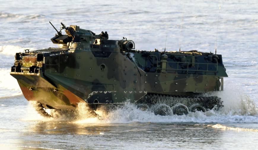 Japan's 'marines' face shortage of amphibious vehicles before March