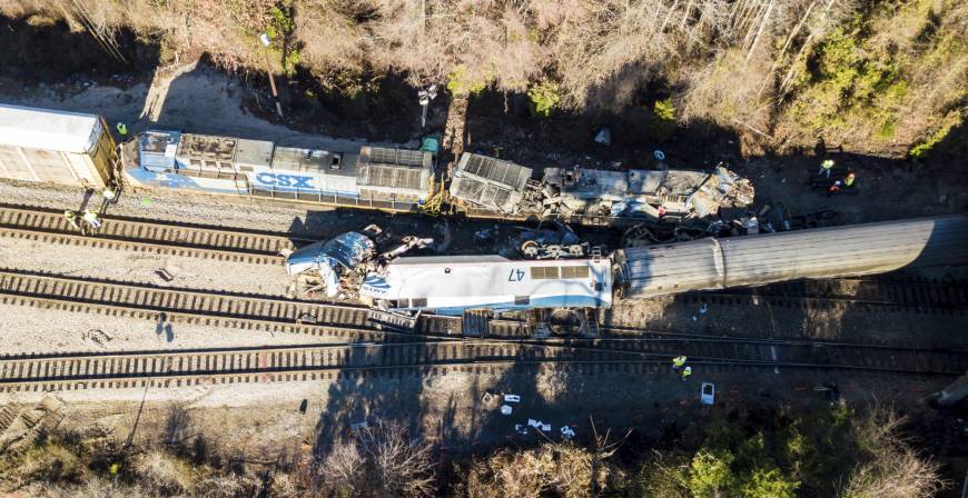 Conductor's widow alleges negligence by CSX and Amtrak in deadly train ...